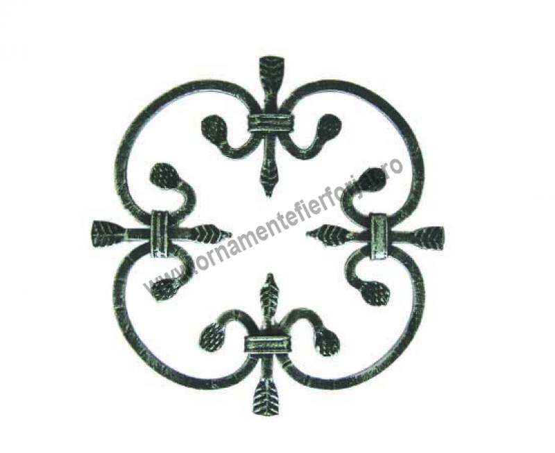 Ornament central 10-010, 250x250 mm
