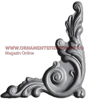 coltar decorativ din tabla 17-025  / Elemente decorative, Nituri  / Elemente decorative 