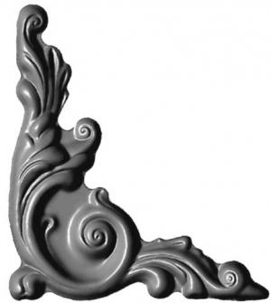 coltar decorativ din tabla 17-026  / Elemente decorative, Nituri  / Elemente decorative 