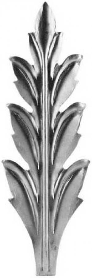 frunza metalica 04-129  / Frunze, Flori fier forjat  / Frunze din tabla 