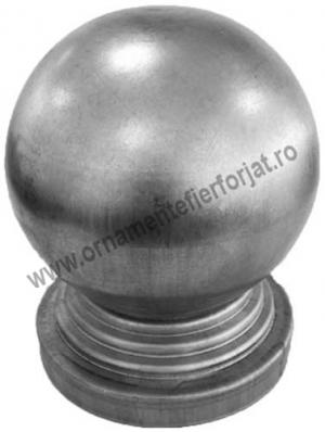 Capac stalp rotund cu Ø=42 mm,cod 14-070  / Varfuri, capace stalpi  / Capace din tabla 