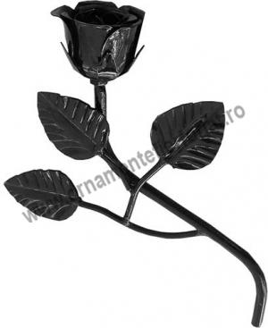 Element trandafir fier forjat 05-121  / Panouri fier forjat, Arcade  / Buchete flori fier forjat 