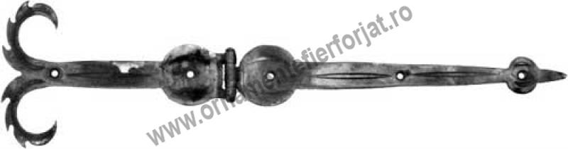 Balama fier forjat porti lemn 18-031