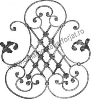 Element fier forjat 10-041  / Panouri fier forjat, Arcade  / Panouri Ornamentale 