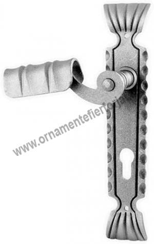 Sild si maner fier forjat 24-302  / Accesorii porti, Manere  / Manere si silduri 