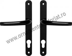 Maner negru pentru porti si usi 24-351  / Accesorii porti, Manere  / Manere si silduri 