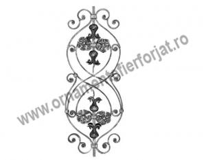 Ornament central 02-267  / Panouri fier forjat, Arcade  / Panouri Ornamentale 