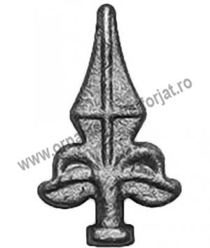 Varf din metal cod 12-012  / Varfuri, capace stalpi  / Varfuri gard fier forjat 