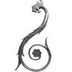 Cap de dragon ornamental fier forjat 03-102