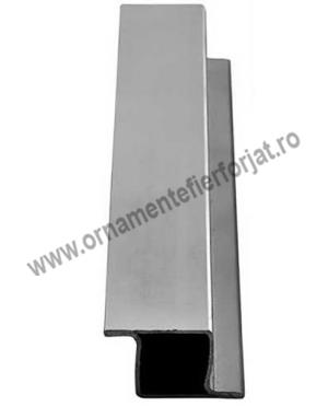 profil Z pentru usi metalice /1 ml  / Tevi amprentate, ornamentate  / Teava ornamentala 