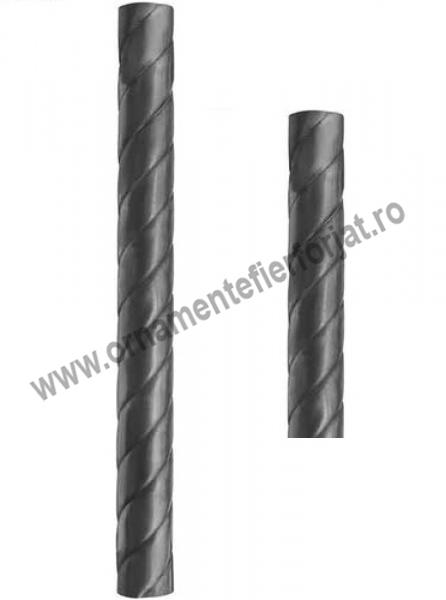 Teava rotunda ornamentala pentru stalpi balustrada si gard 22-089