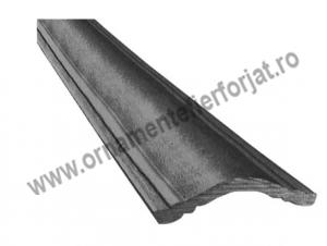 platbanda model profilat 19-090/1 ml  / Profile amprentate si forjate  / Platbanda profilata 