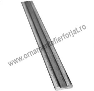 Platbanda amprentata cu model 19-125/1ml  / Profile amprentate si forjate  / Platbanda decorativa amprentata 