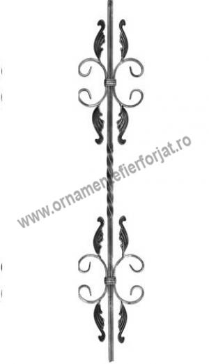 Ornament pentru balustrada 02-189  / Elemente balustrada,Balcon  / Panouri balustrade 