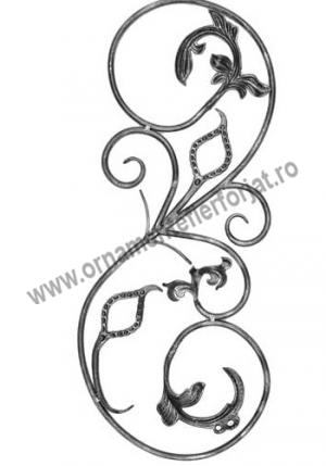 Ornament pentru balustrada 02-263  / Elemente balustrada,Balcon  / Panouri balustrade 