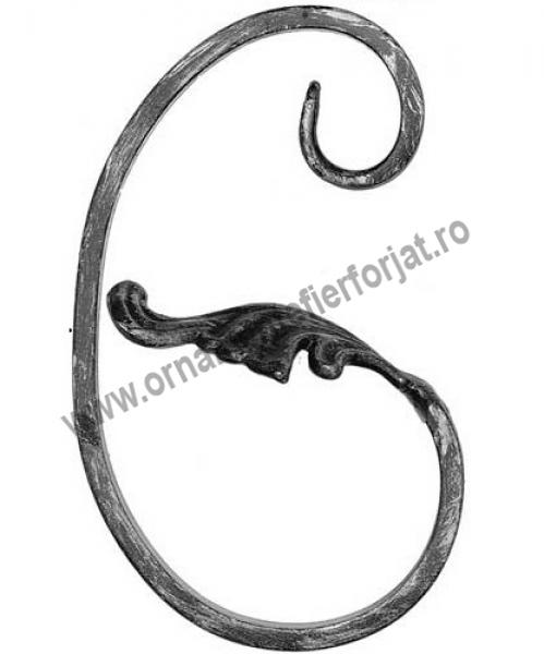 Ornament C cu frunze 07-215