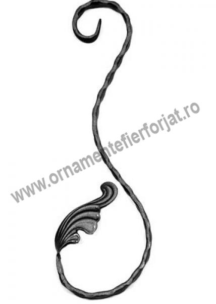 Element cu frunze amprentat 07-242/1