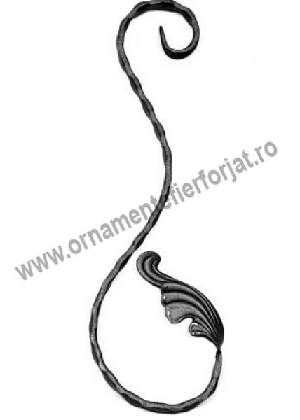 Element cu frunze amprentat 07-243/1