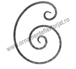 Element C amprentat 07-174  / Cercuri si elemente C, S  / Ornamente 