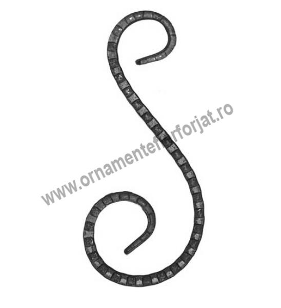Element S amprentat pe muchie 07-040