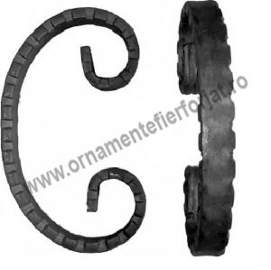 Element C amprentat 07-044/1  / Cercuri si elemente C, S  / Ornamente 