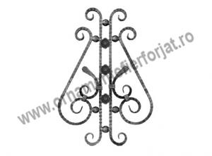 Ornament central 10-059  / Panouri fier forjat, Arcade  / Panouri Ornamentale 