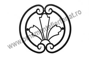 Ornament central crin 10-111  / Panouri fier forjat, Arcade  / Panouri Ornamentale 