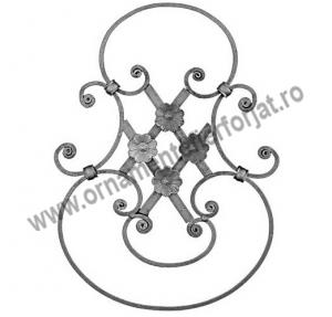 Ornament central 10-028A  / Panouri fier forjat, Arcade  / Panouri Ornamentale 