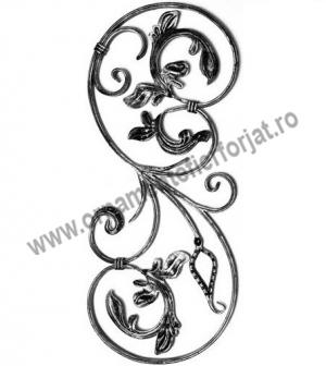 Ornament pentru balustrada 02-266  / Elemente balustrada,Balcon  / Panouri balustrade 