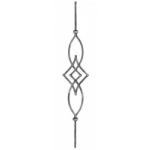 Ornament pentru balustrada patrat 12 mm cod 02-250/1