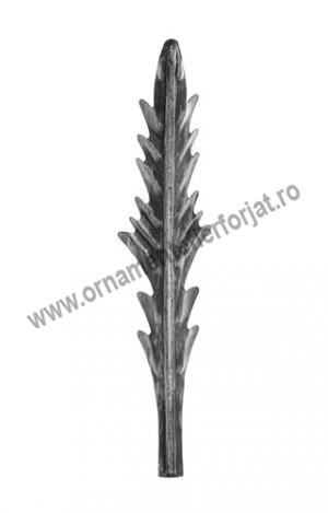 Ornament frunza cod 04-142  / Frunze, Flori fier forjat  / Frunze din tabla 