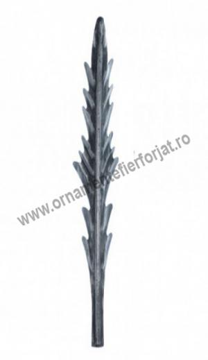Ornament frunza cod 04-142/1  / Frunze, Flori fier forjat  / Frunze din tabla 