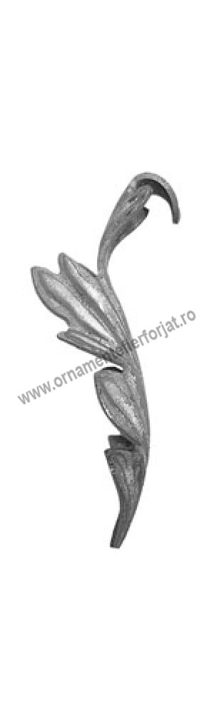 Ornament frunza cod 04-600  / Frunze, Flori fier forjat  / Frunze din tabla 