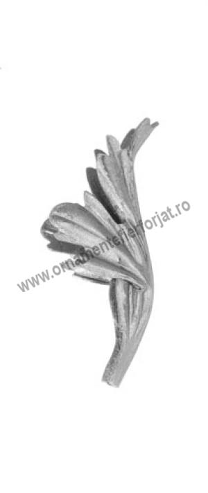 Ornament frunza cod 04-605  / Frunze, Flori fier forjat  / Frunze din tabla 