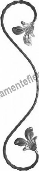 Element cu frunze amprentat cod 07-246/1