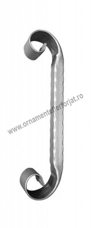 Element fier forjat cod 07-290  / Cercuri si elemente C, S  / Ornamente 