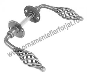 Maner, cod 24-003  / Accesorii porti, Manere  / Manere fier forjat 