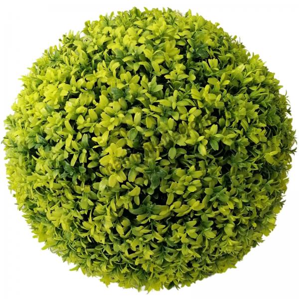 SFERA DECORATIVA DIN PLANTE ARTIFICIALE BUXUS VERDE CRUD