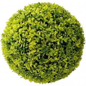 SFERA DECORATIVA DIN PLANTE ARTIFICIALE BUXUS VERDE CRUD  / Sfere decorative  